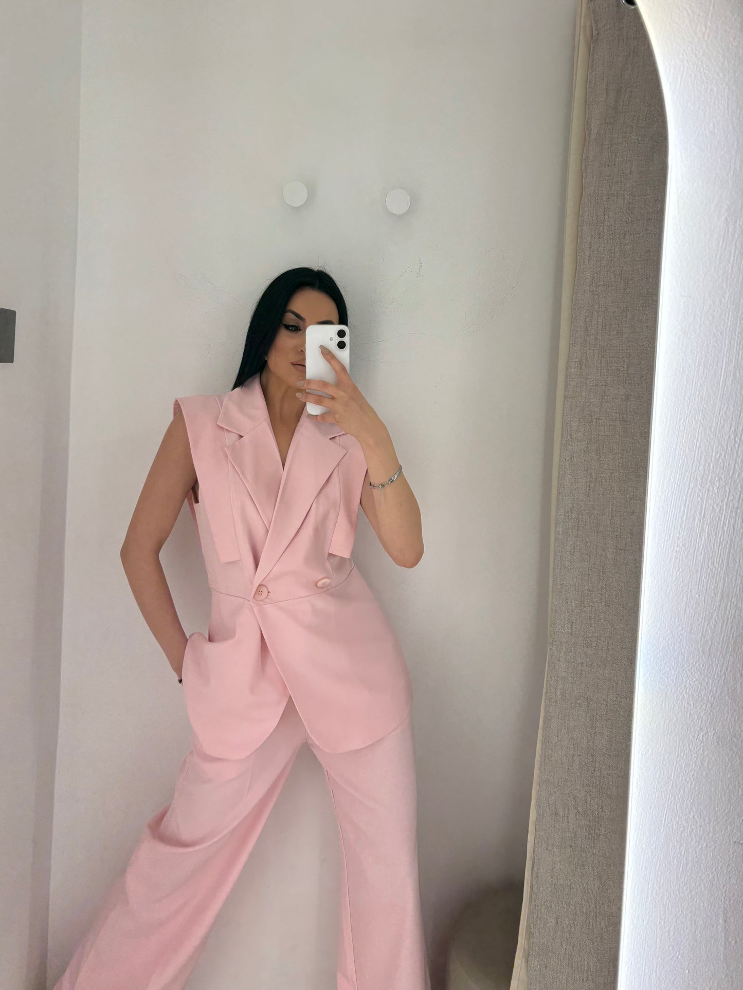 Pink Vest Set