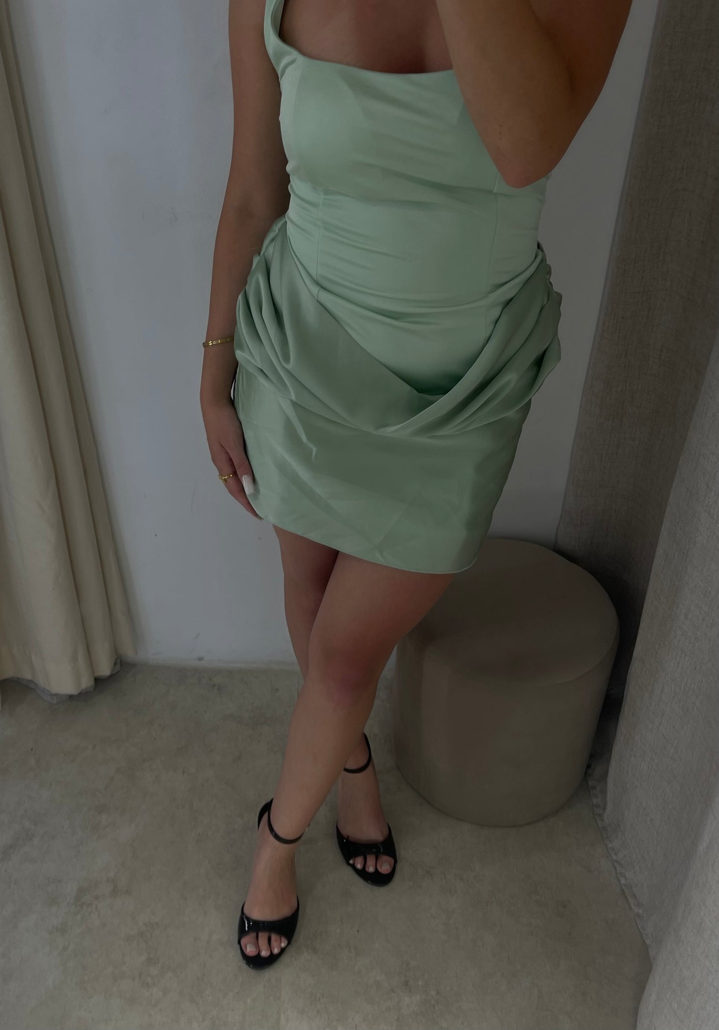 Mini Satin Dress