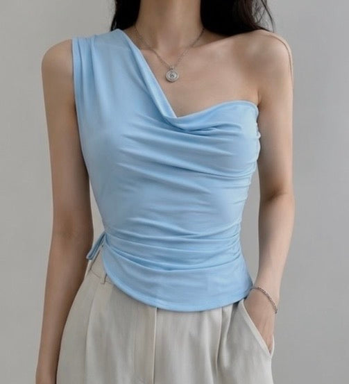 Oval Backless Top