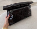 Vinyl Clutch Bag