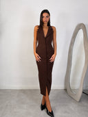 Elegant Sleeveless Maxi Dress
