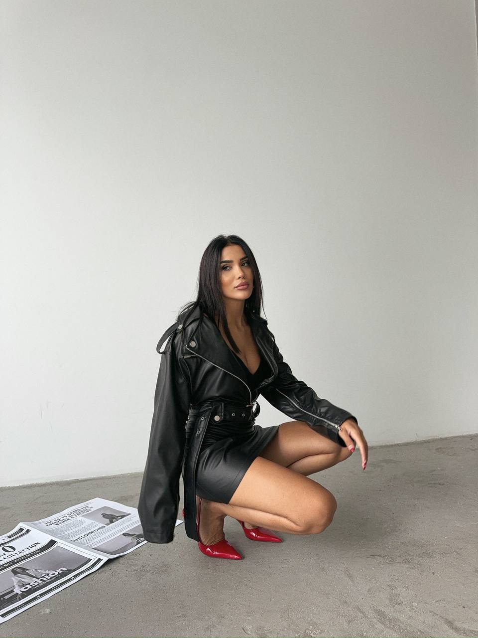 Aelia Leather Dress