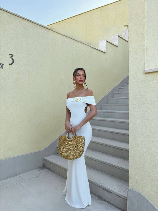 Aelia White Dress