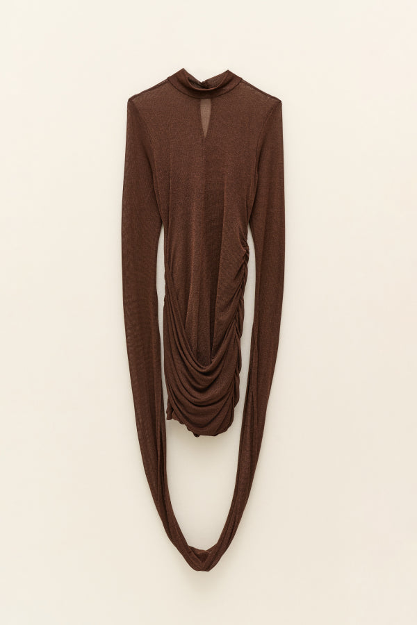 Lumina Mesh Mini Dress