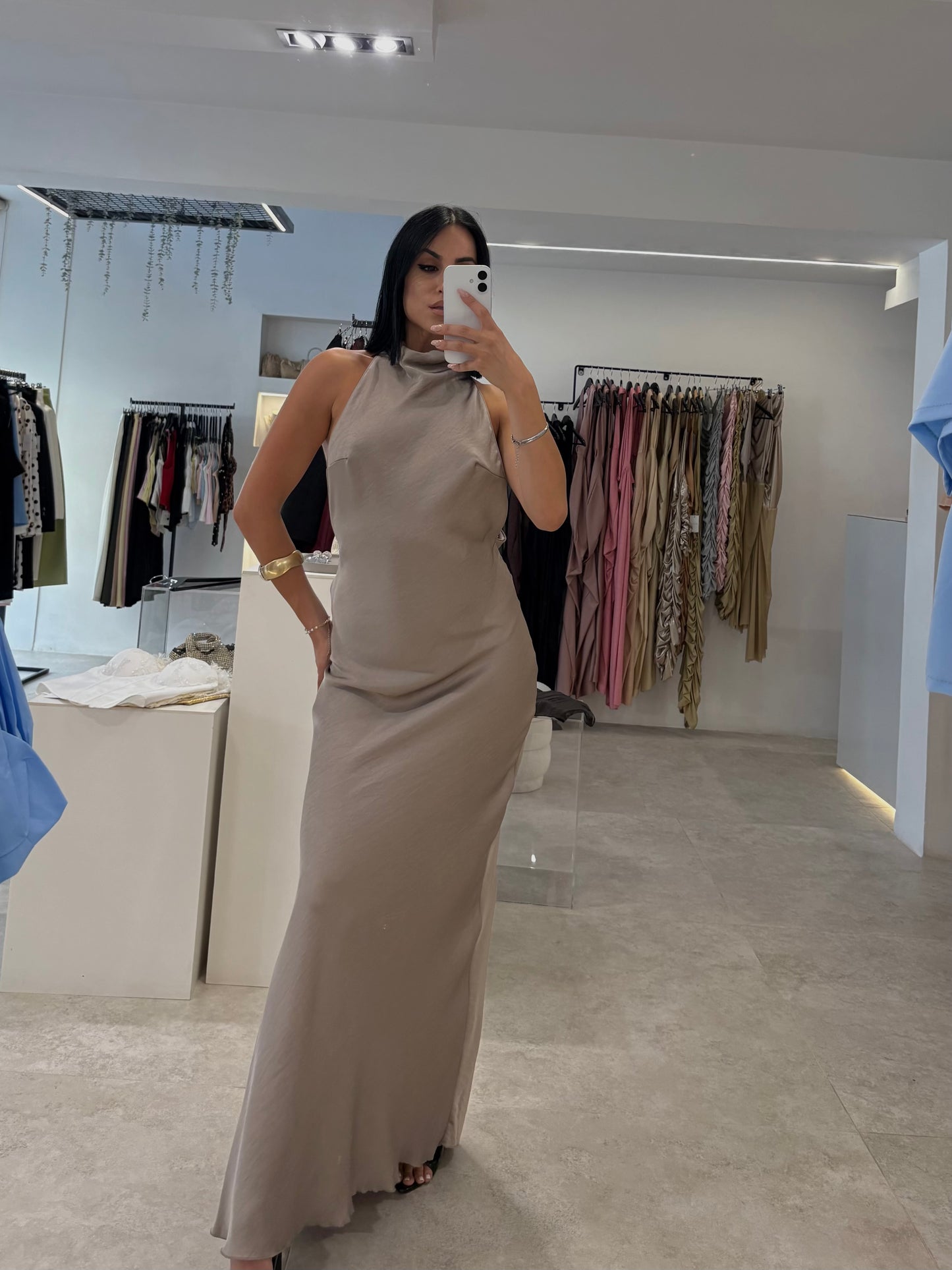 Satin Dress
