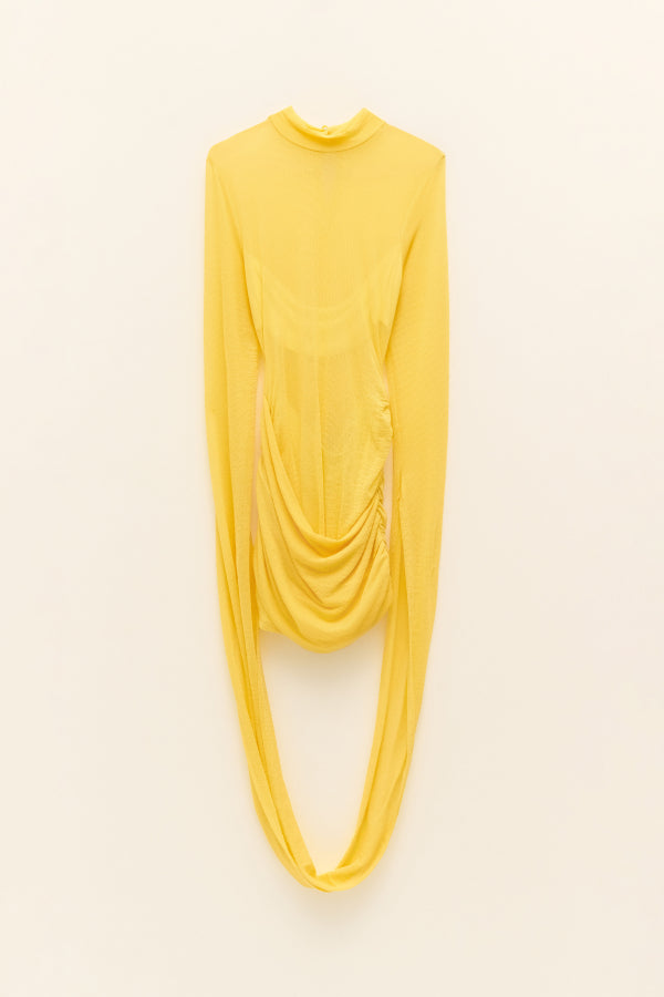 Lumina Mesh Mini Dress