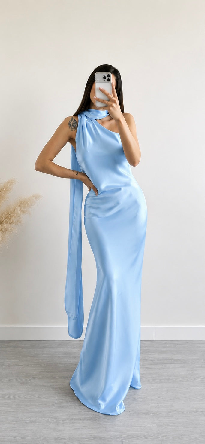 Maxi Satin Dress