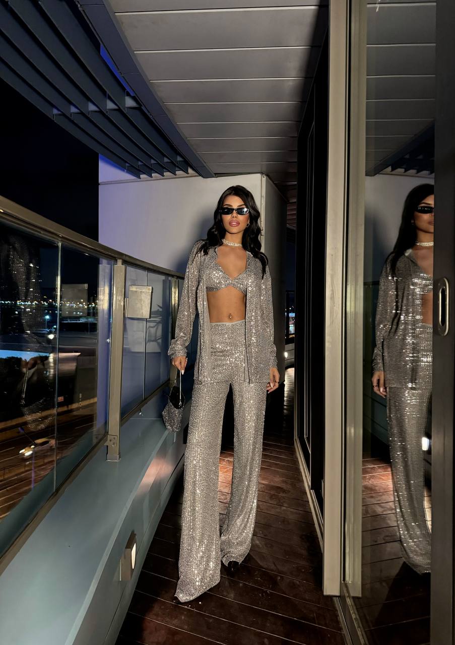 Glam Emy Silver Set