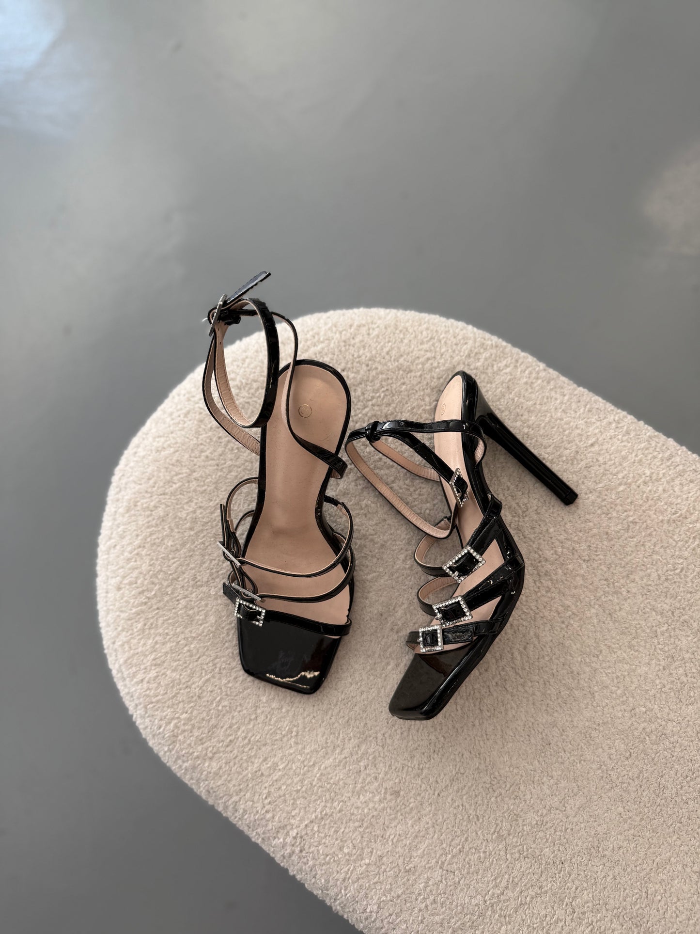 Black Heels With Straps