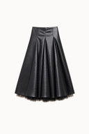 Lumina Leather Skirt