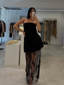 Mini Dress With Lace