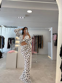 Polka Dot Kimono Set