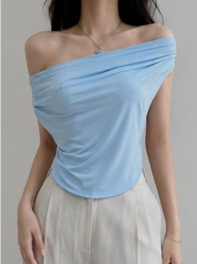 Oval Backless Top