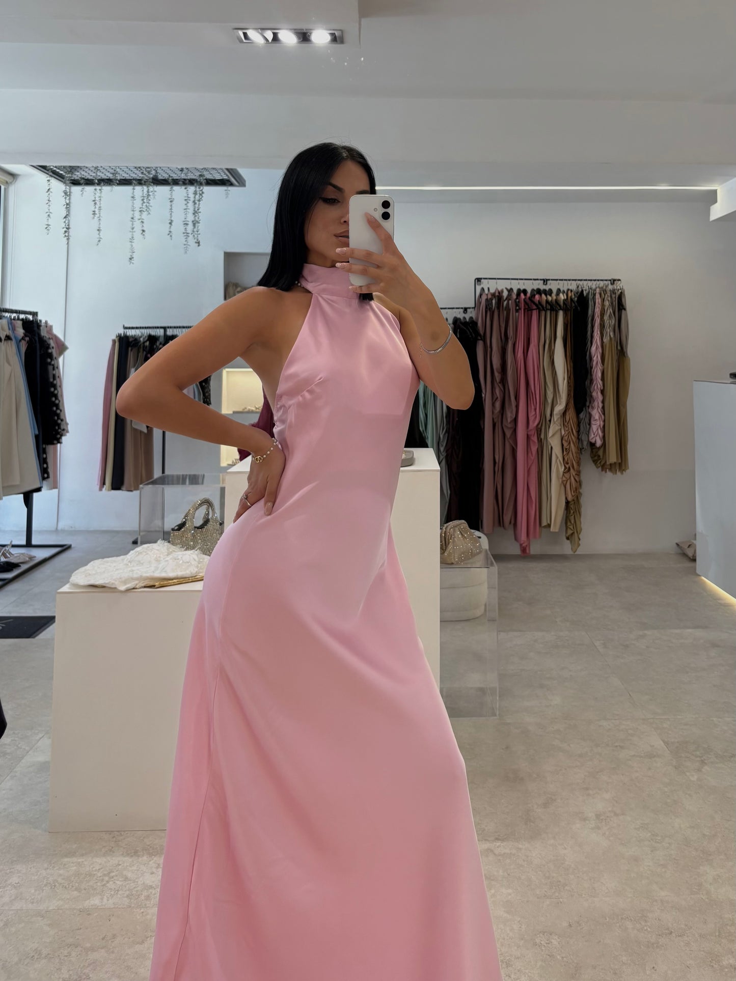 Maxi Satin Dress