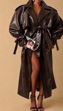 Leather Trench Coat